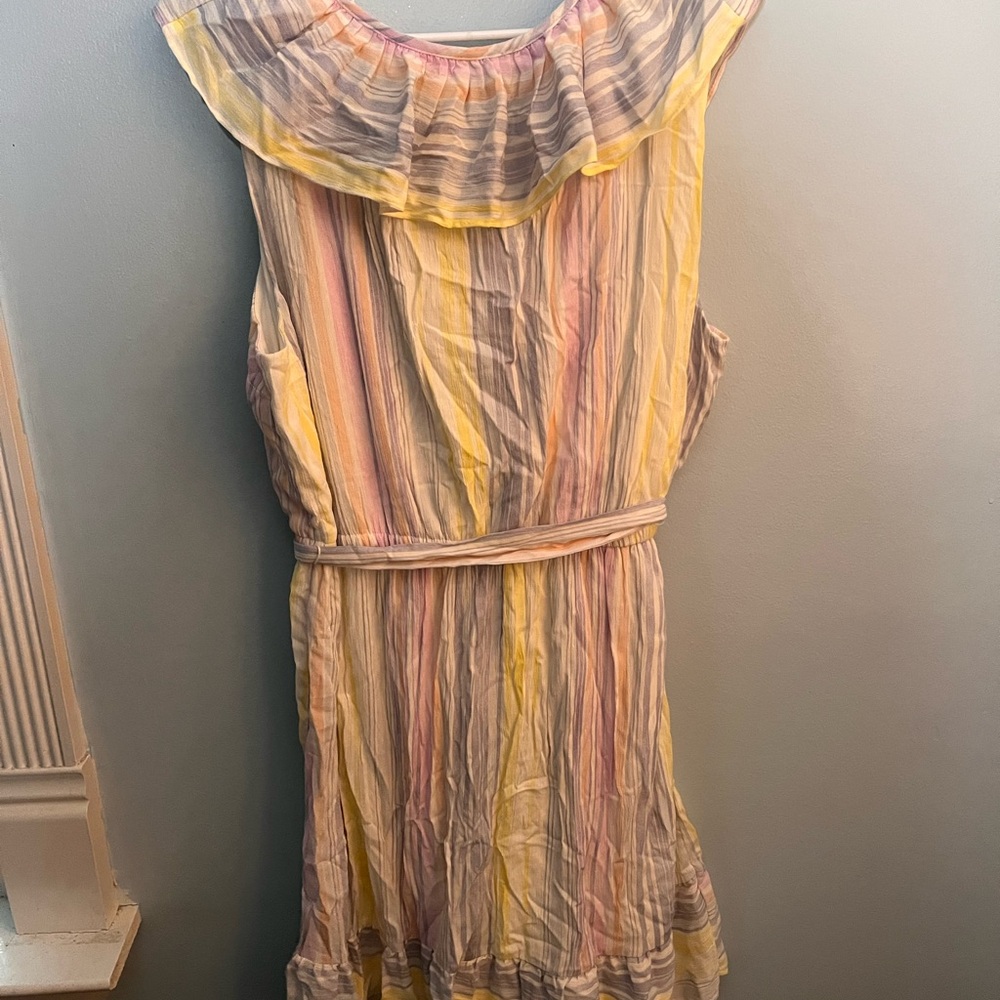 LC Lauren Conrad Multicolor Striped Dress
